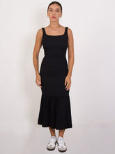 Ruched Hem Maxi Dress