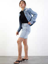 Distressed Denim Jacket