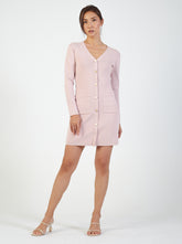 Cardigan Dress With Patch Pockets