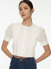 Broderie Anglaise Short Sleeve Top