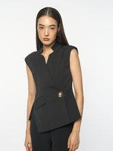 Asymmetrical Wrap Vest