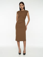 Structured Shoulder Dress