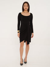 Twist Front Wrap Dress