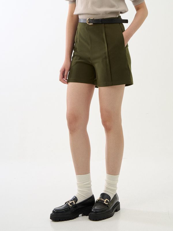 Tailored A-Line Shorts