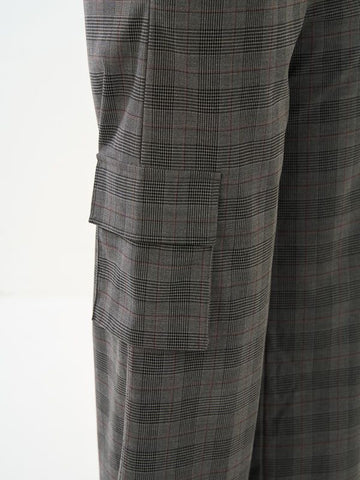 Cargo Plaid Pants