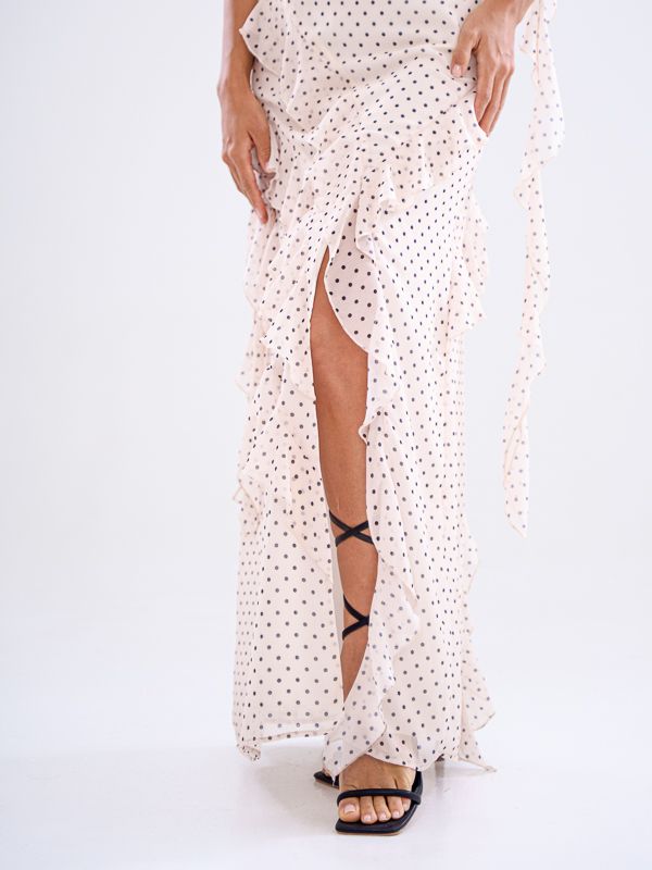 Polka Dot Ruffle Dress