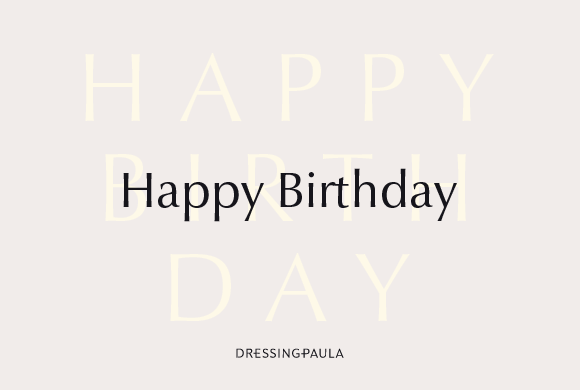 Happy Birthday