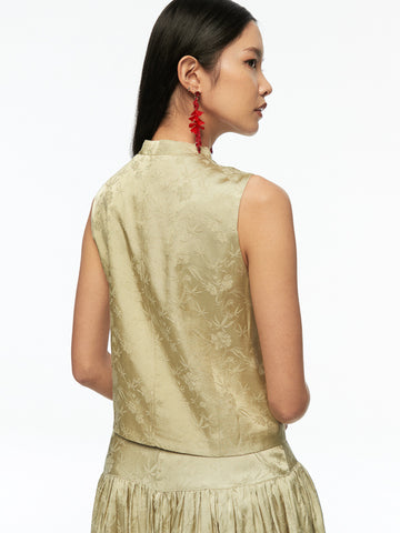 Mandarin Collar Vest