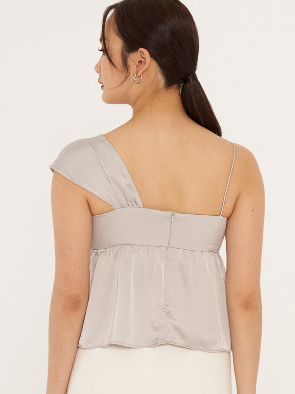 One Shoulder Asymmetrical Top