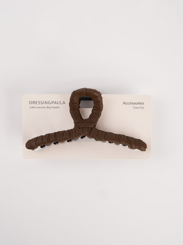 DP Leather Hair Claw Clips