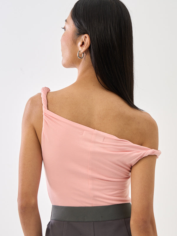 Asymmetric Twist-Detail Top