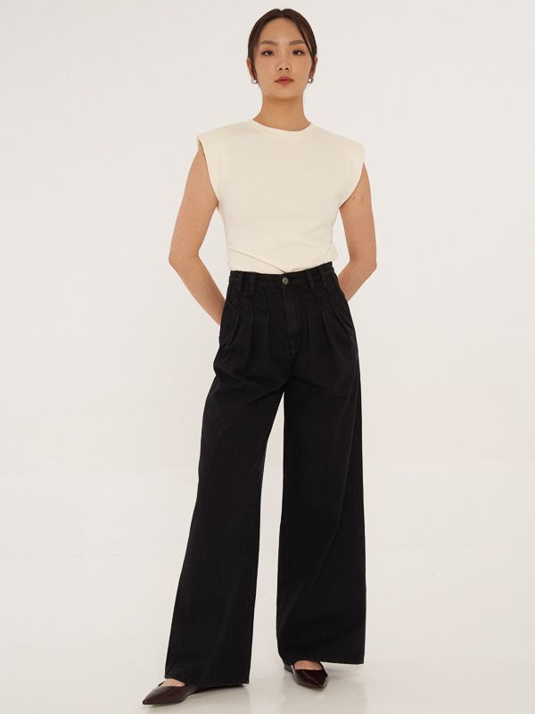 Denim High Rise Wide Leg