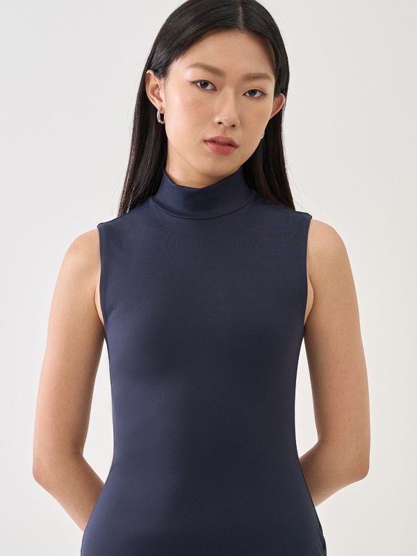 SupraSoft™ Basic High Neck Bodycon Dress