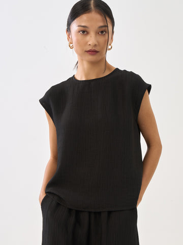 Round Neck Shell Top