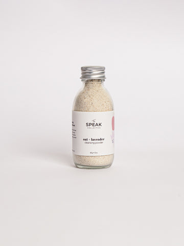 The Speak Collective - Oat + Lavender Cleansing Powder