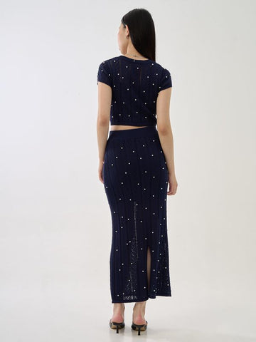 Knit Column Midi Skirt