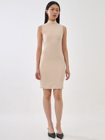 SupraSoft™ Basic High Neck Bodycon Dress