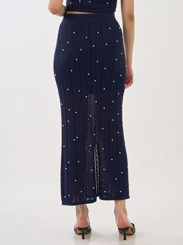 Knit Column Midi Skirt