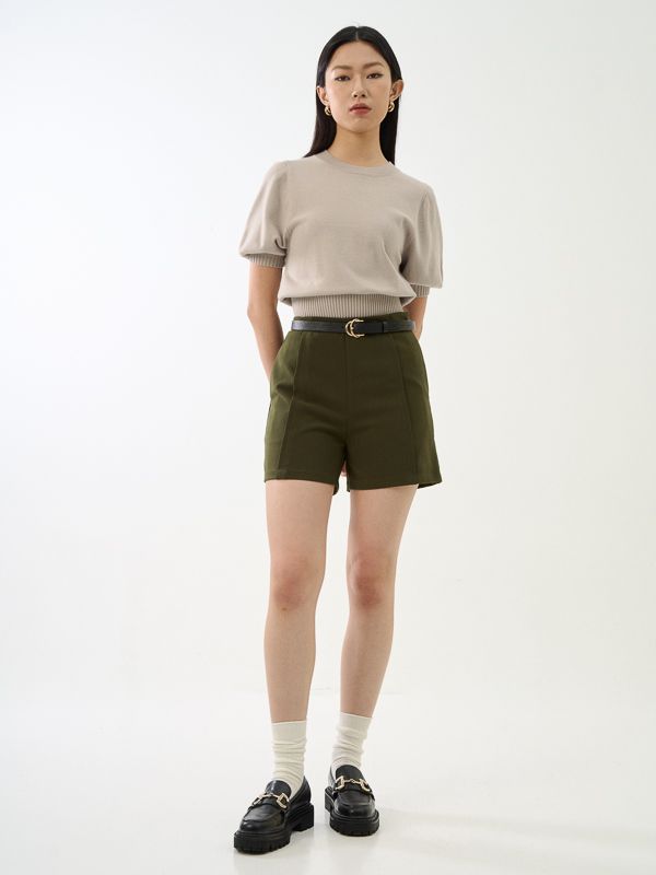 Tailored A-Line Shorts