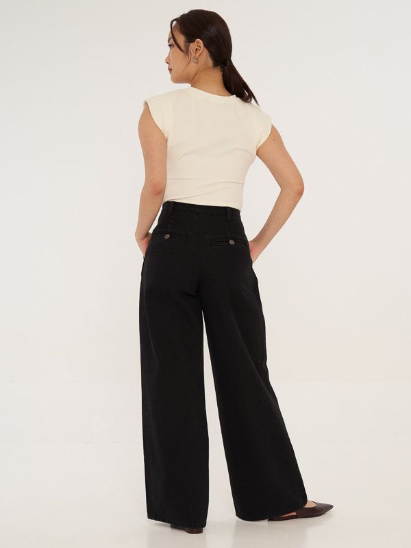 Denim High Rise Wide Leg