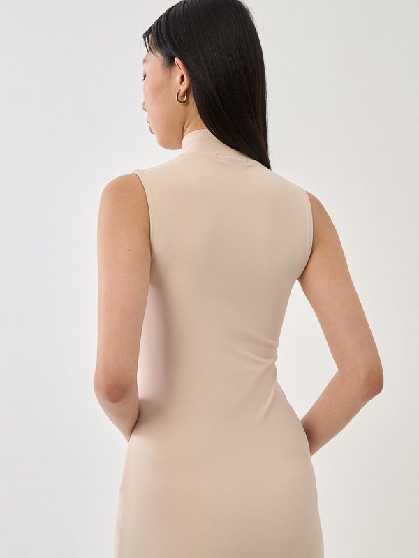 SupraSoft™ Basic High Neck Bodycon Dress