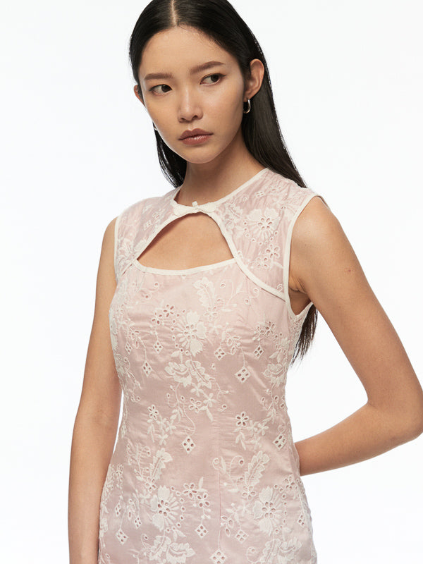 Broderie Anglaise Cheongsam