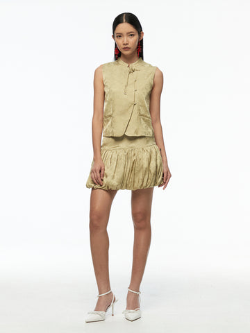 Mandarin Collar Vest