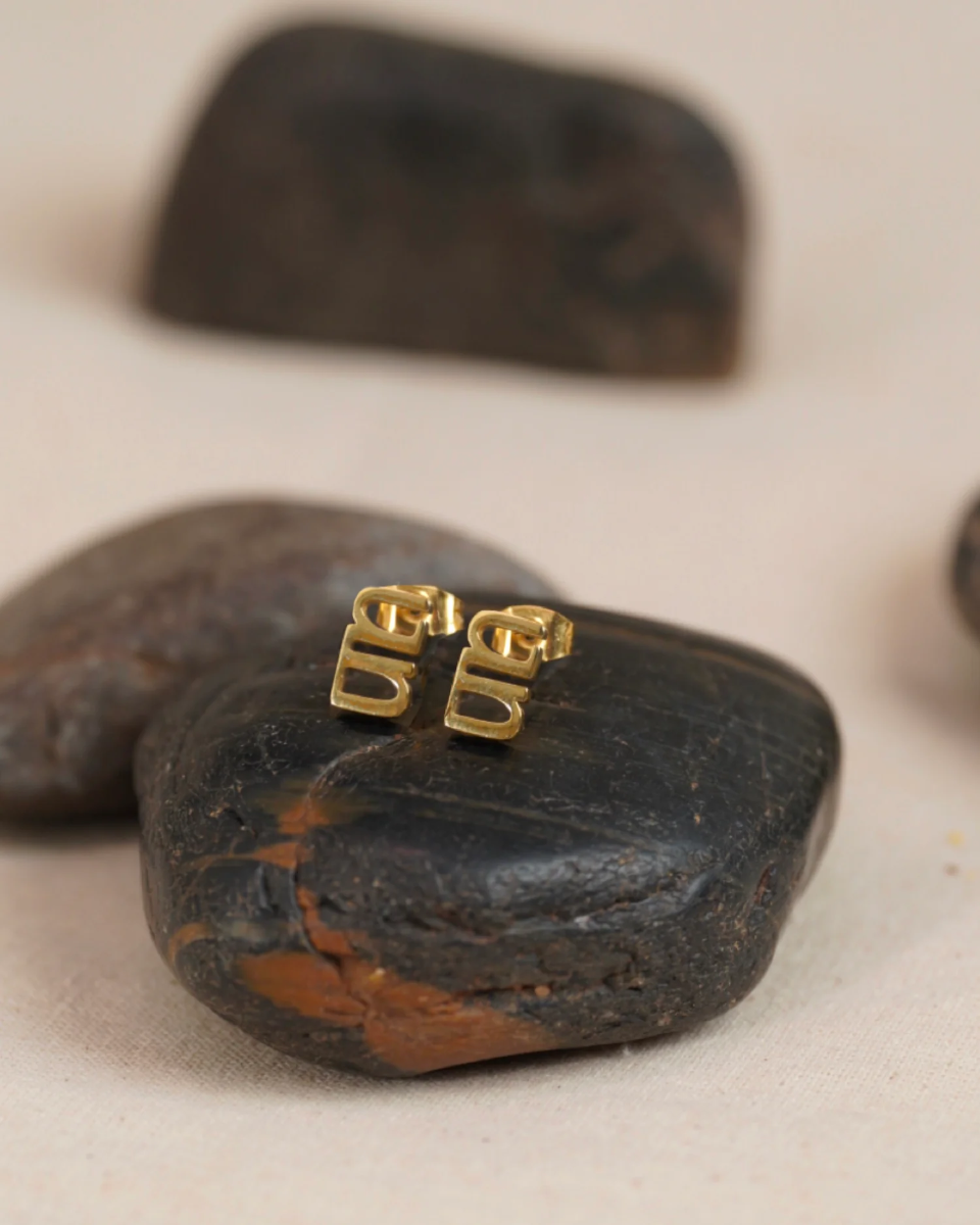GUNG - Iconic Gold Stud Earrings