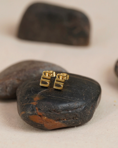 GUNG - Iconic Gold Stud Earrings