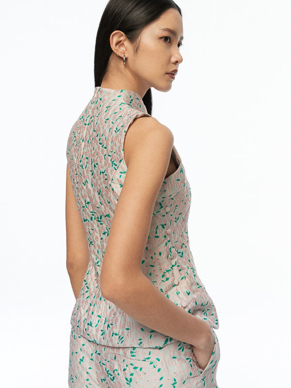 Chinese Knot Sleeveless Top