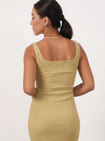 Ruched Hem Maxi Dress