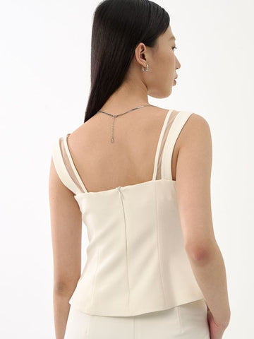 Square Neck Strappy Top