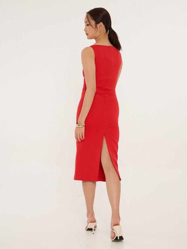 Sleeveless Midi Dress
