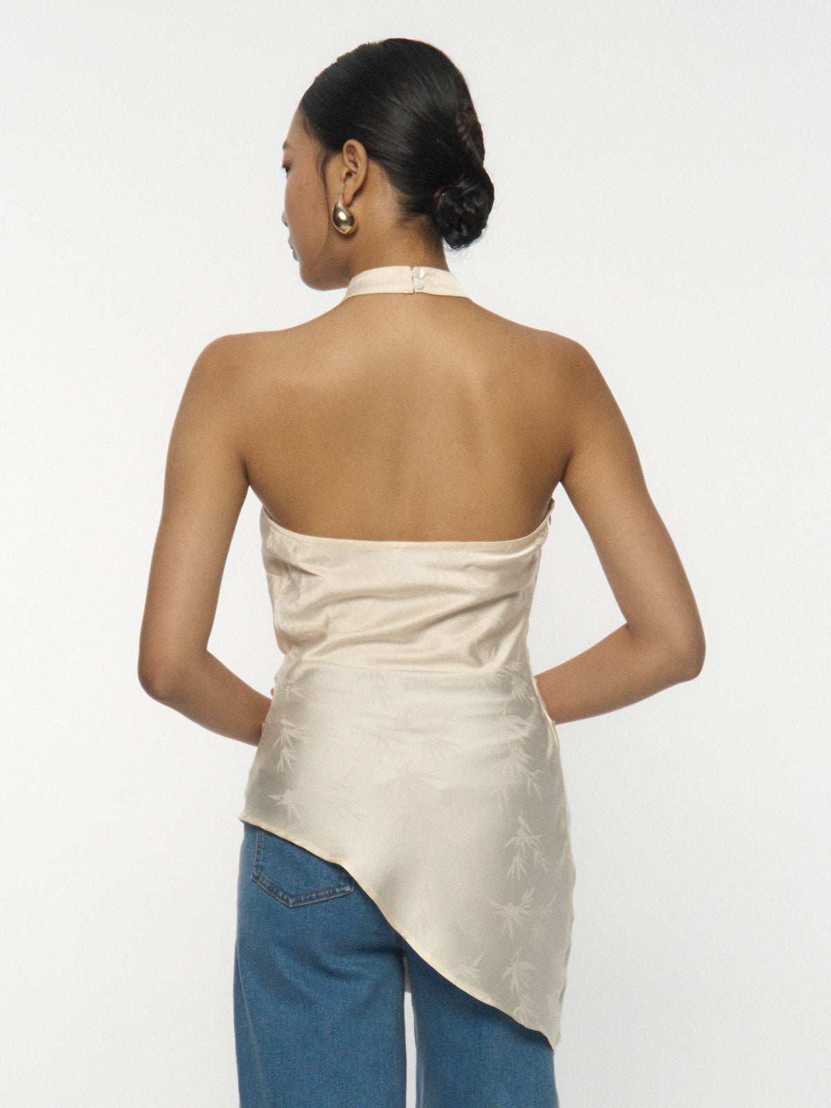 Asymmetric Halter Top