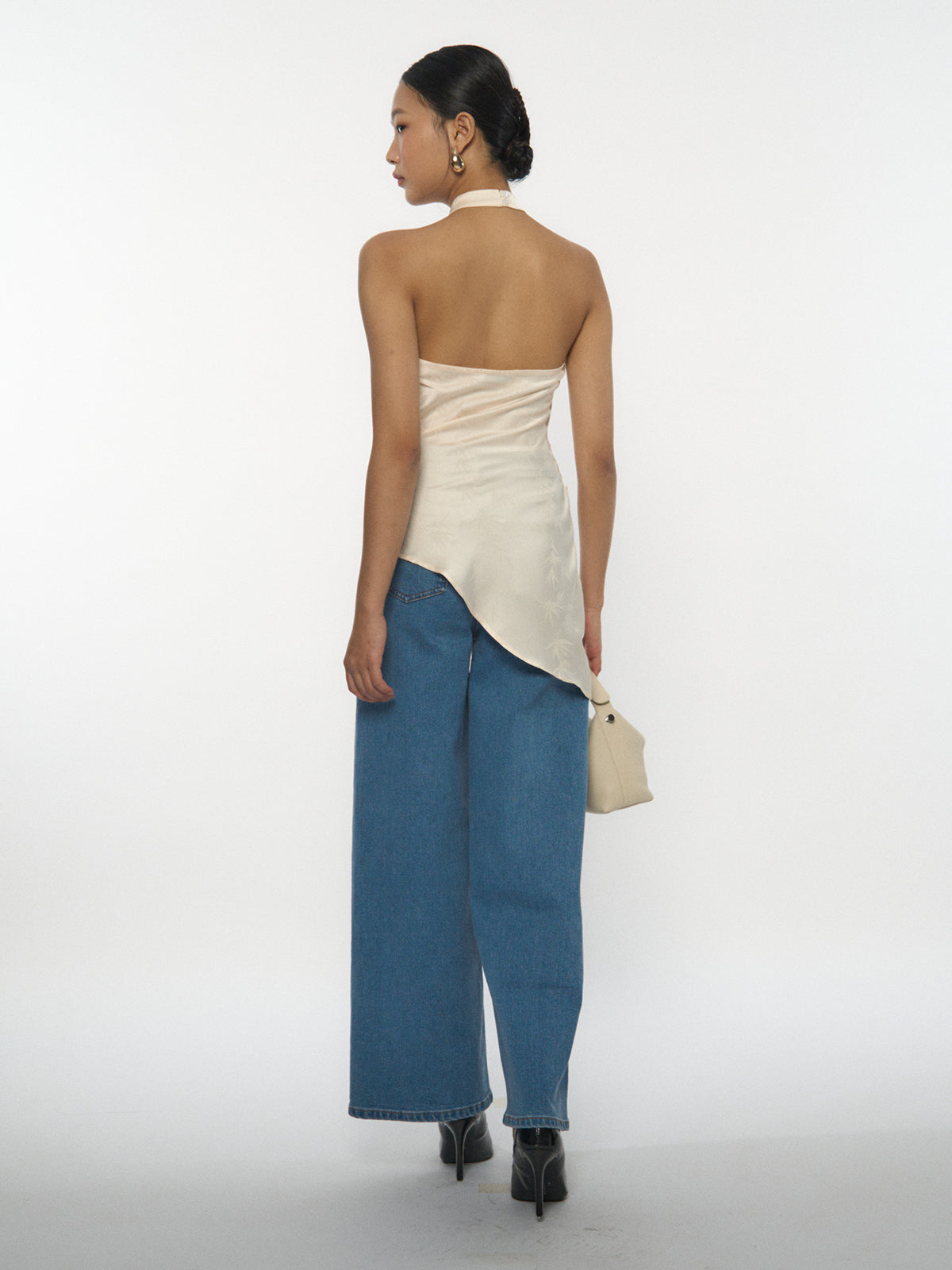 Asymmetric Halter Top