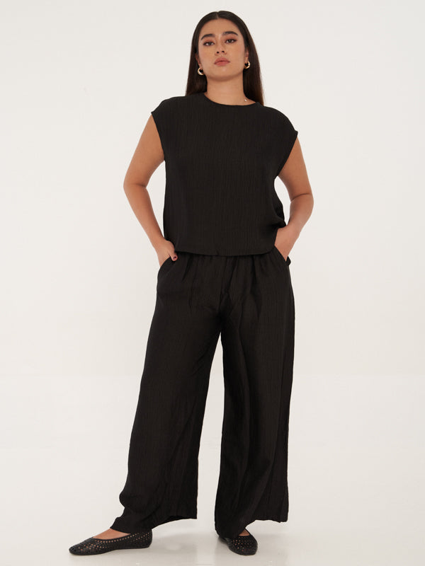 Round Neck Shell Top