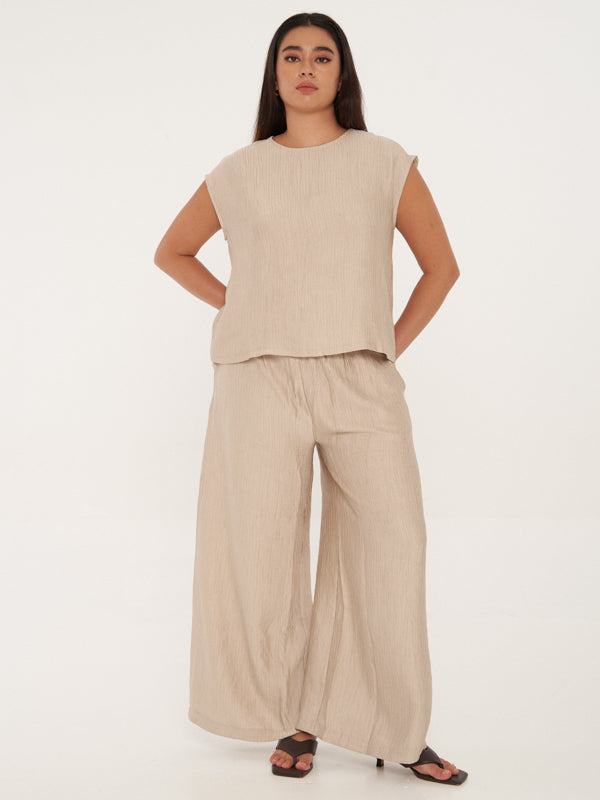 Round Neck Shell Top
