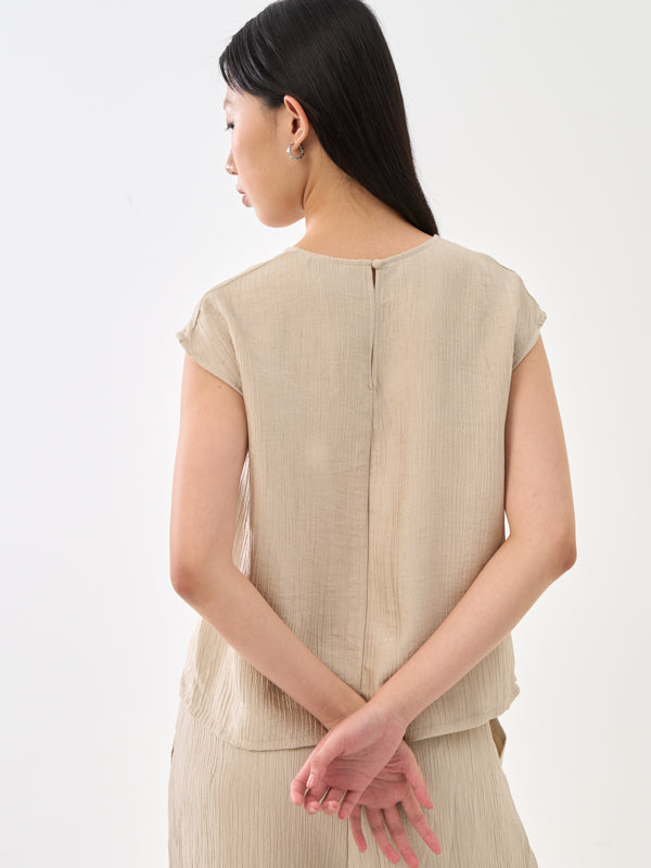 Round Neck Shell Top