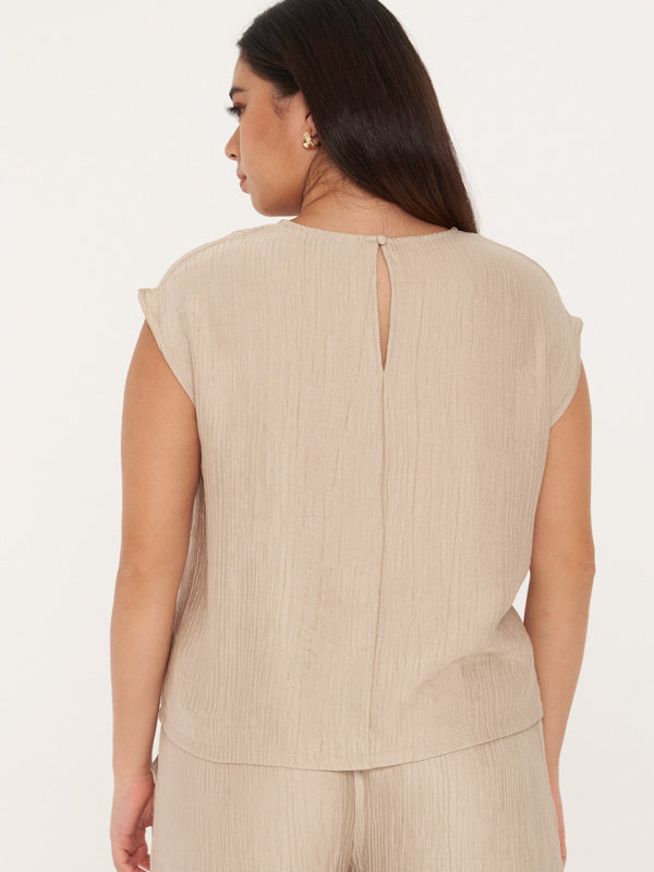 Round Neck Shell Top