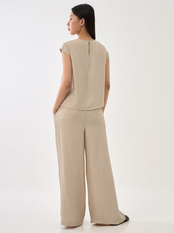 Round Neck Shell Top