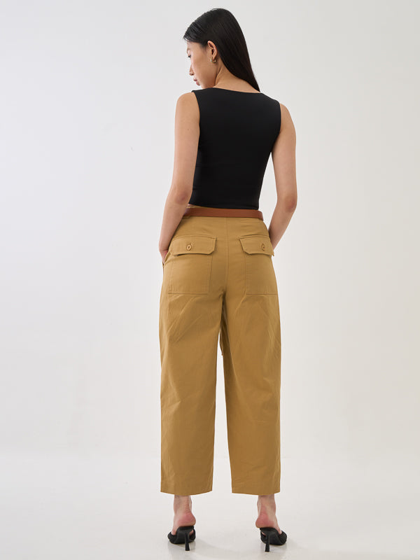 SupraSoft™ Basic Padded V-Neck Crop Top