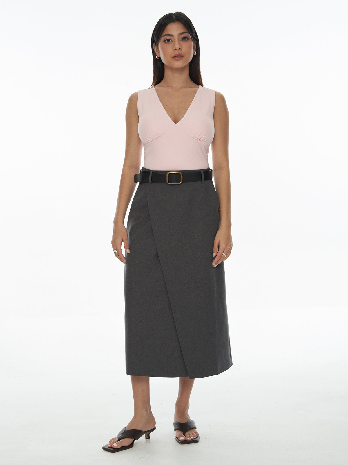 SupraSoft™ Basic Padded V-Neck Crop Top