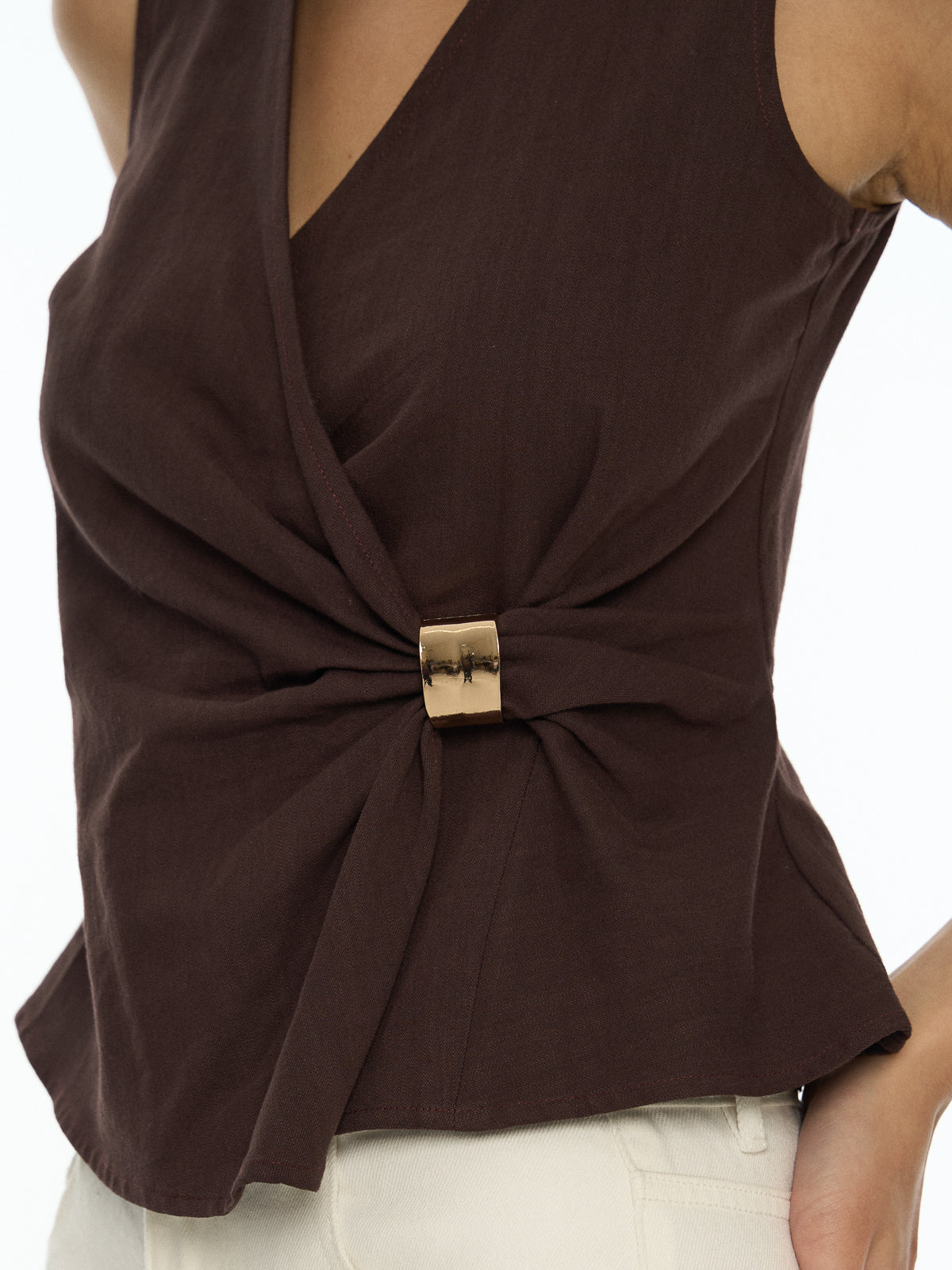 Asymmetric Wrap Top