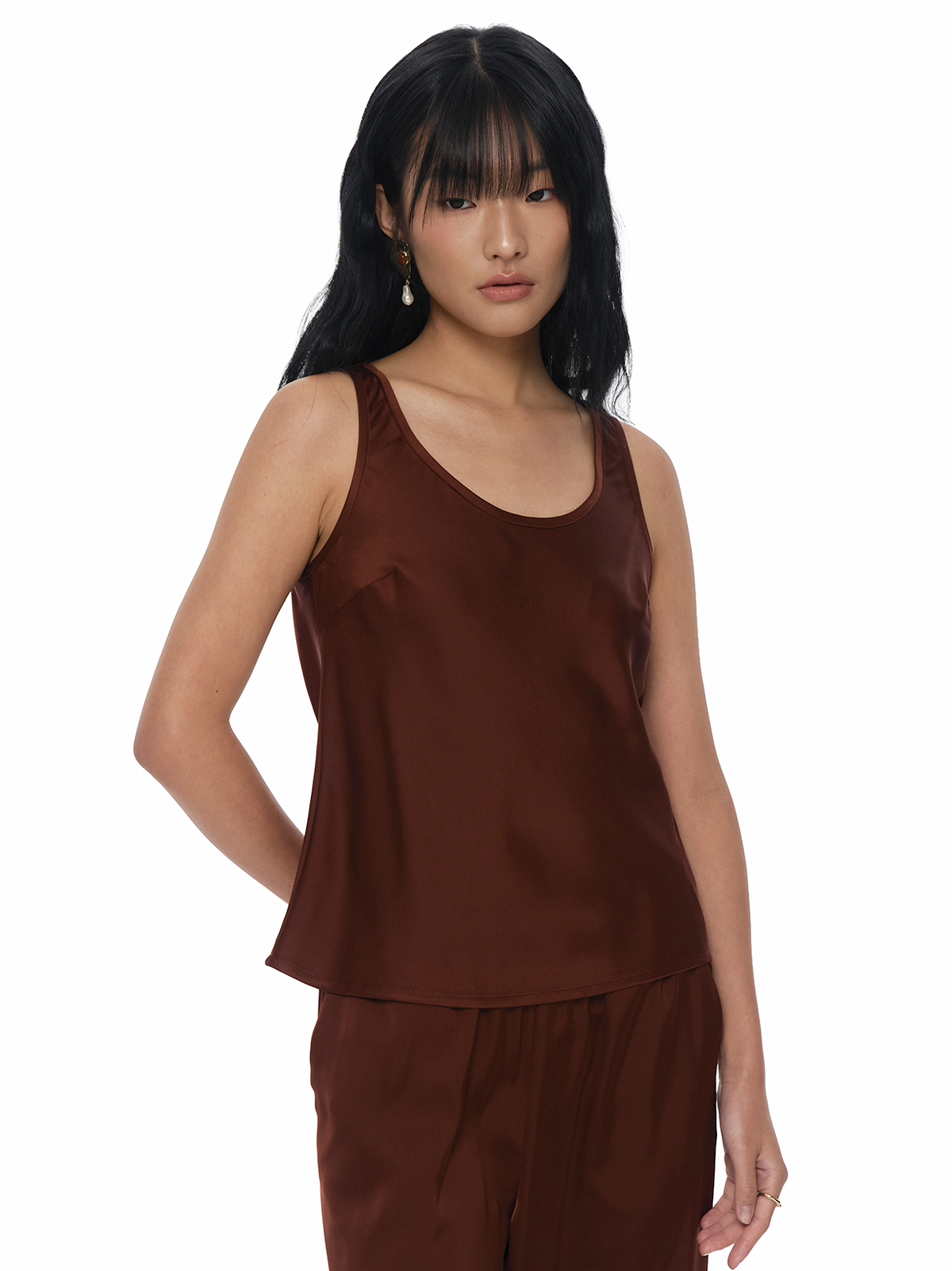 Satin Tank Top