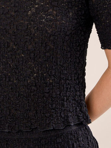 Round Neck Short Sleeve Top