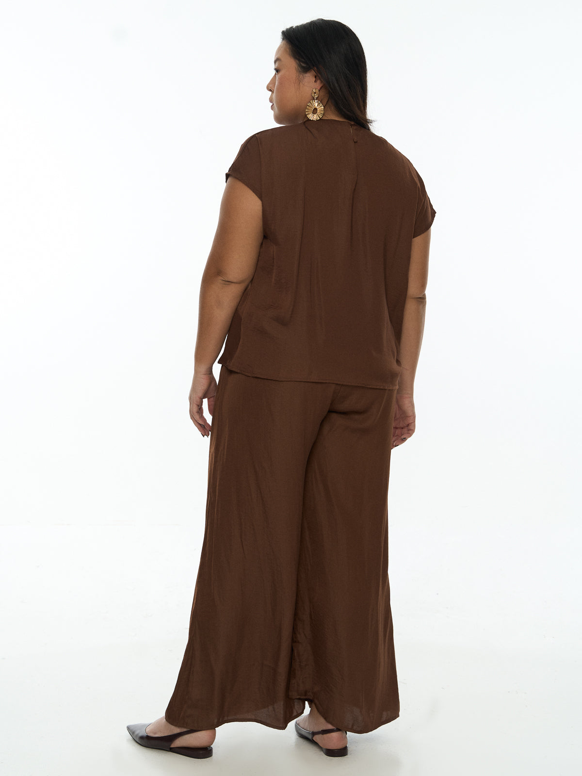 Sleeveless Draped Top