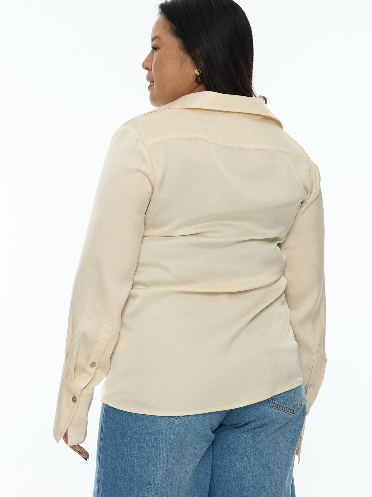 Satin Button Shirt
