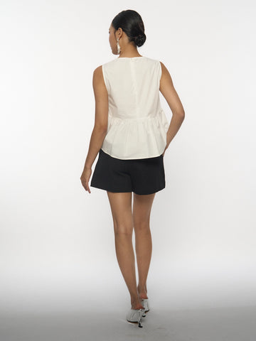 High-Waist Tailored Shorts