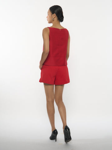 High-Waist Tailored Shorts