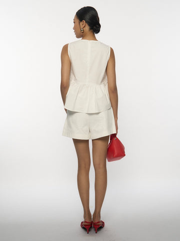 High-Waist Tailored Shorts